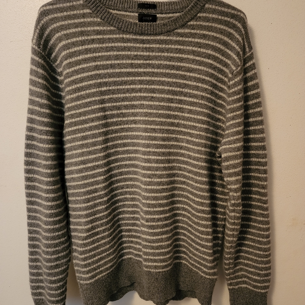 J. Crew XL Slim Fit Striped Sweater